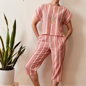 Vintage 80’s matching top & pants, XS